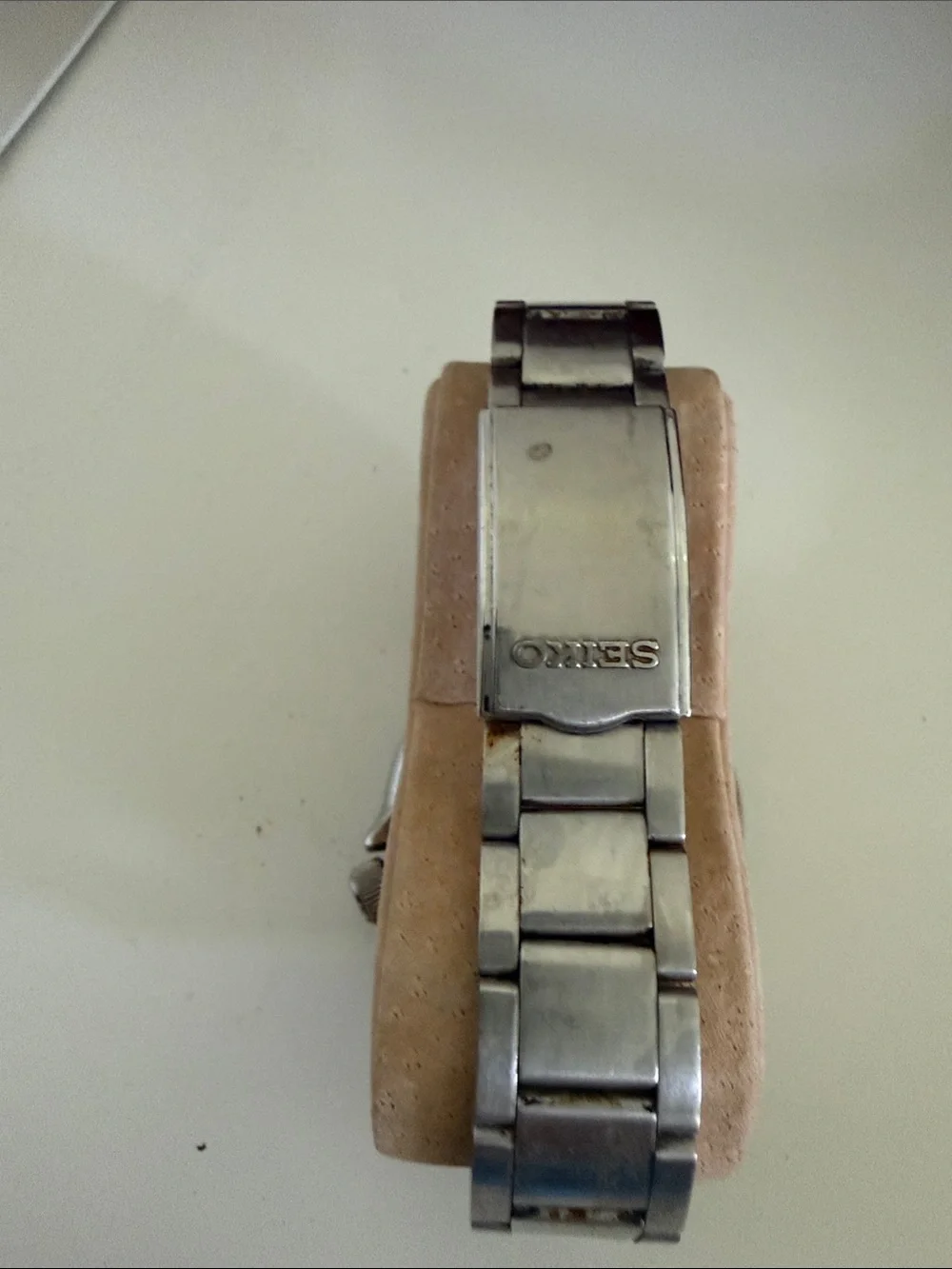 Seiko Men's Diver Watch with Blue and Red Bezel